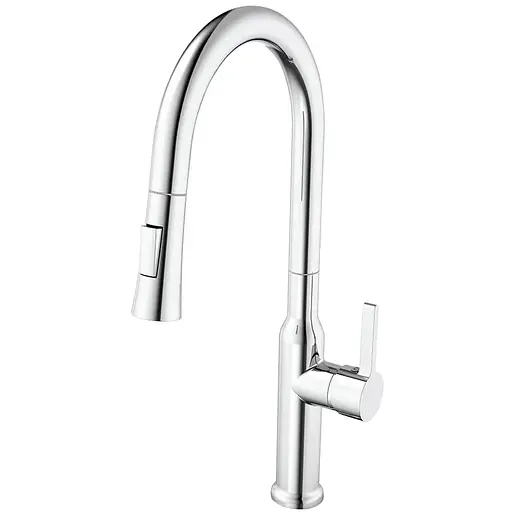 Смеситель для кухни с выдвижным изливом Mixxus Premium PULL 014 MI6958 Хром - фото 1