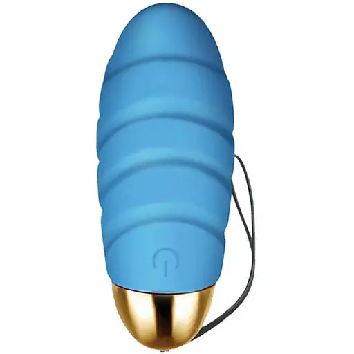 Віброяйце Clara Morgane Pro Pleasure Connexion 8.5 см блакитний