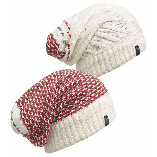 Шапка-шарф Buff Knitted Neckwarmer Hat Zile Cream (1033-BU 111034.006.10.00) - фото 2