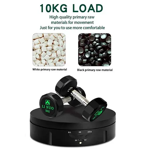 Поворотний стіл Puluz EDA001416201B 14см White [86238] - фото 6