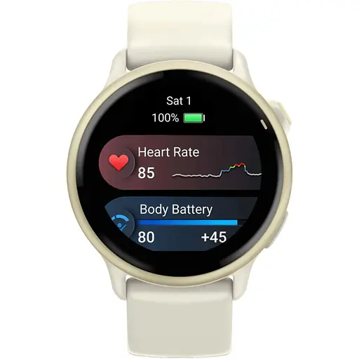 Смарт-часы Garmin Vivoactive 6 Lunar Gold with Bone Band (010-02985-01) [137232] - фото 2