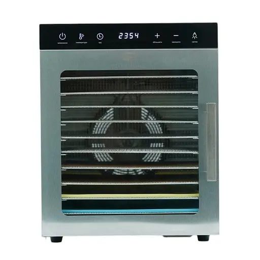 Дегідратор побутовий Tekhniko DH-10H-SS нержавіюча сталь (10 лотків 30*28 см) - фото 3