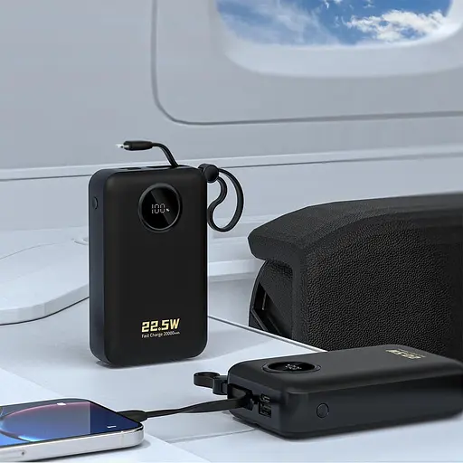 Павербанк Dudao Black 20 000 mAh / 22.5 Вт (6977196680016) - фото 9