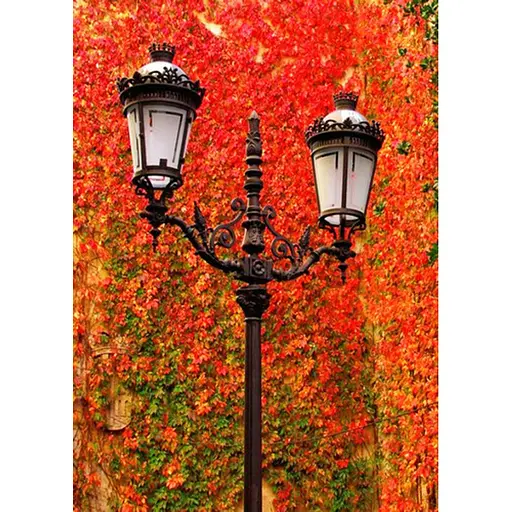 Алмазна мозаїка Strateg ПРЕМІУМ Осінні фарби без підрамника розміром 30х40 см (JSDF72470) - фото 1