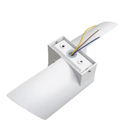 Подсветка Brille фасадная с изгибом LED 6W WW IP54 WH (AL-617) - фото 2