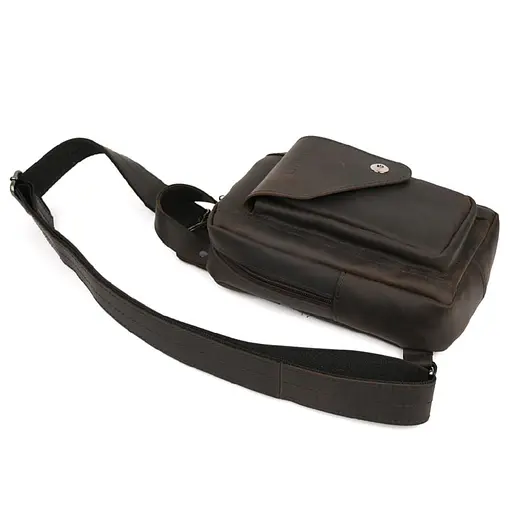 Мужской нагрудная сумка слинг рюкзак на одно плечо LIMARY 29х16х8 см sum0028202 - фото 5