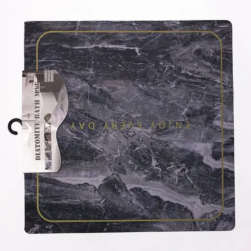 Килимок для ванної кімнати з діатоміту Enjoi Every Day 58×58 (см) вологопоглинаючий килимок для будинку ванни Yiwu HP-42-14 - фото 4