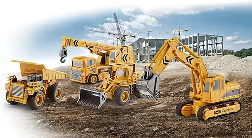 Екскаватор Revell Mini RC Digger з одноковшовою лопатою на управлінні жовтий 23496 - фото 6