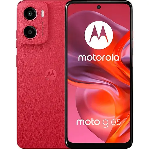 Смартфон Motorola Moto G05 8/256 GB Plum Red (PB6L0041RS) UA-UCRF [138837]