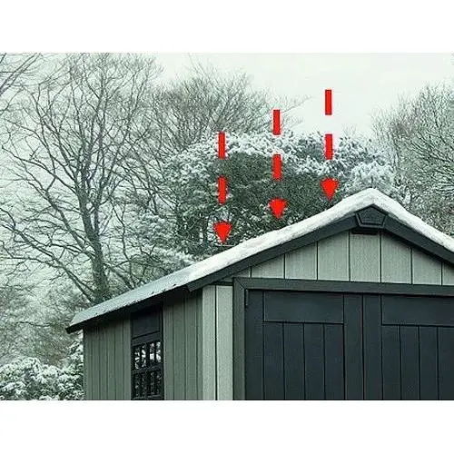 Садовый пластиковый домик Keter OAKLAND 759 - фото 3