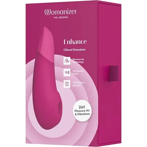Вакуумный вибратор Womanizer Enhance (Pink) - фото 7