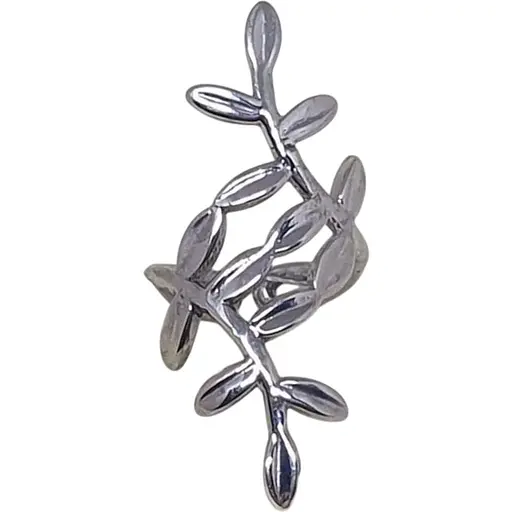 Срібна сережка-кафф Астор на хелікс. 9132469Р