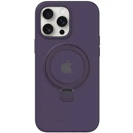 Чохол Epik Silicone Case Full Protective with Ring для Apple iPhone 15 Pro Max 6.7 Purple