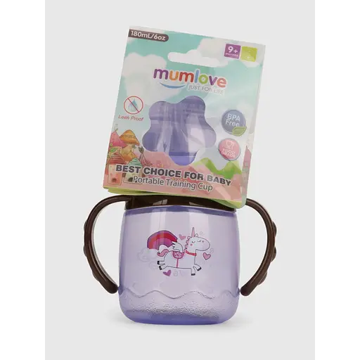 Поїльник з силіконовим носиком MGZ-0314(Violet) 180 мл - фото 2