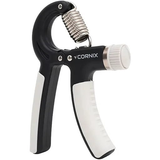 Еспандер кістьовий Cornix 5-60 кг з регульованим навантаженням XR-0142 Black/Grey - фото 1