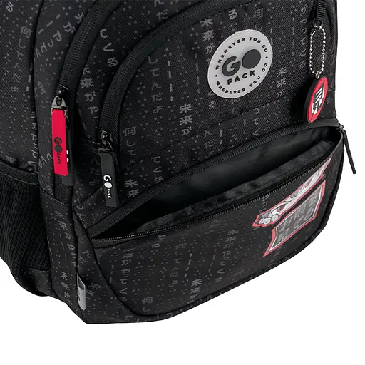 Рюкзак GoPack Education 175M-8 Anime boy Чорно-червоний (GO26-175M-8) - фото 9