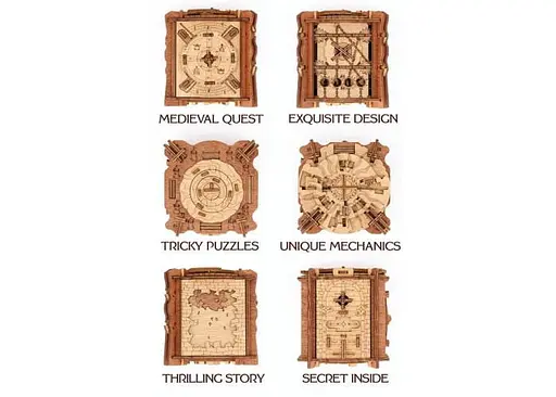 Головоломка ClueBox - Escape room in a box: Das Geheimnis von Camelot (ВР_ГКЕБ) - фото 5