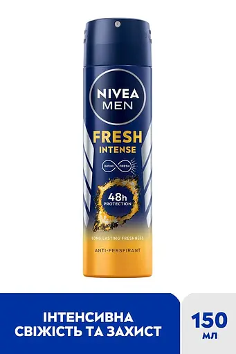 Антиперспирант Nivea Men Интенсивная свежесть спрей 150 мл - фото 3