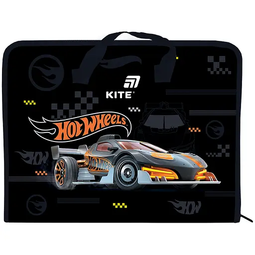 Папка-портфель Kite Hot Wheels A4 на молнии (HW26-202) - фото 1