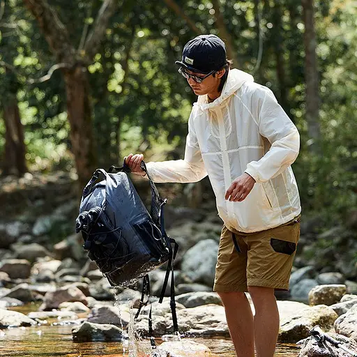 Туристический водонепроницаемый рюкзак Naturehike CNH22BB003 25л (Серый) - фото 3