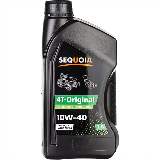 Олива моторна Sequoia для 4-х тактних двигунів, об'єм 1 л 4T-Original (10W40)) - фото 1