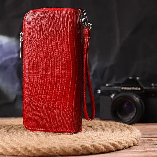 Женский кожаный кошелек Canpellini 19х9.5х2.5 см acs0025122 - фото 7