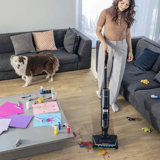 Пылесос Rowenta X-Clean 7 беспроводной моющий черный (GZ5736E0) - фото 9