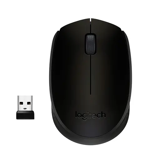 Беспроводная мышь Logitech M171 Wireless Black (910-004424) - фото 1