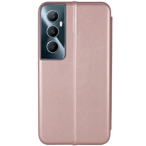 Шкіряний чохол-книжка Classy для Realme C65 4G Rose Gold - фото 3