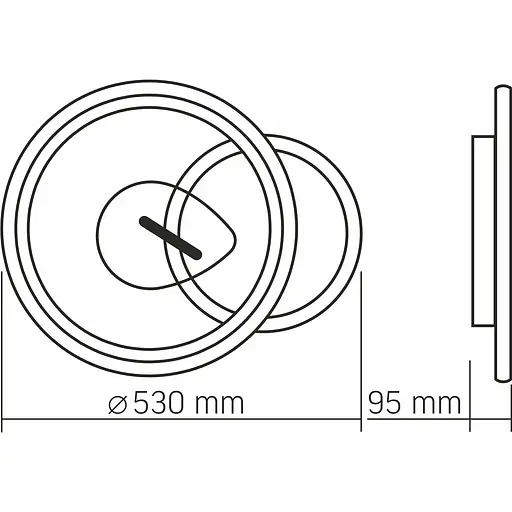 Стельовий світильник Videx Decora VL-CLD-992-BSL [145680] - фото 3