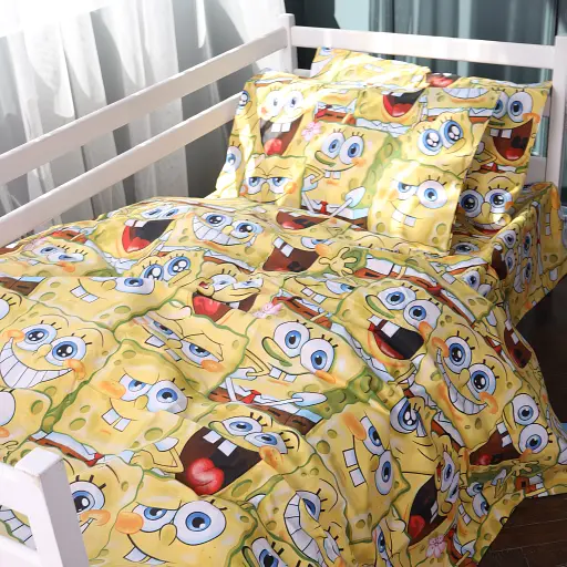 Підковдра MirSon Funny Sponge Bob бязь 110х140 см (2200011447346) - фото 2