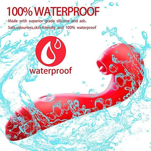 Вибратор точки G и клитора Swan 3-в-1 с 30 режимами вибрации 21 см фуксия - фото 3