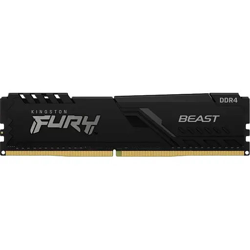 Оперативная память Kingston Fury Beast Black DDR4, 16GB/3200 (KF432C16BB1/16)