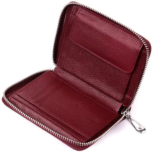 Кожаный женский кошелек ST Leather 12.5х10.2х2 см acs0028396 - фото 3