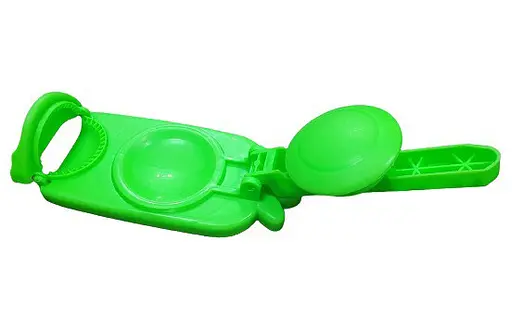 Пресс форма прибор для лепки приготовления вареников Зеленая - фото 3