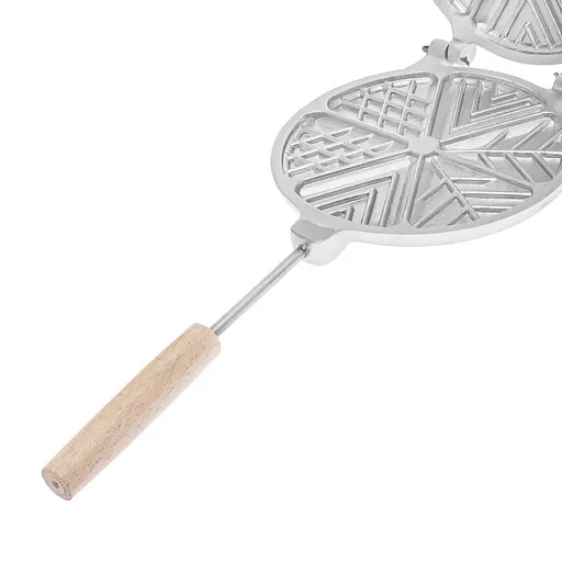 Форма для випікання вафельного печива у вигляді трикутників на плиті, Ласунка Сірий 86633 - фото 6