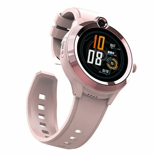 Дитячий розумний смарт-годинник Lemfo Y06 4G з Sim-картою GPS-трекером і відеозв'язком Рожевий - фото 4