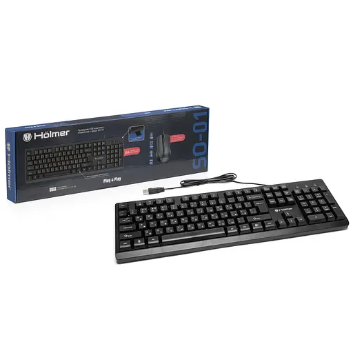 Офісний комплект Hölmer дротова клавіатура та мишка (SO-01) - фото 14