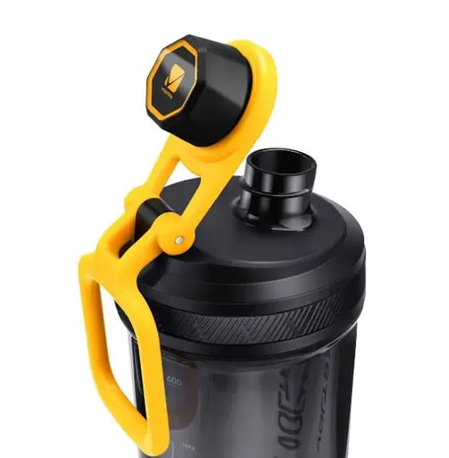 Шейкер спортивный электрический VOLTRX Gallium 600 мл Tritan Yellow (Gallium_Yellow) - фото 4