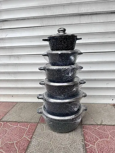 Кастрюля Styleberg с гранитным антипригарным покрытием 2.2л 20см ST-3021 Черная - фото 3