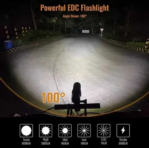 Мощный фонарь Sofirn Sp33S XHP70.2 26650 5000 lm Type C 5000K Черный - фото 3