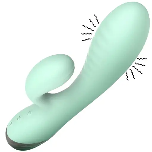 Вібратор I’MCUM Air Lover із функцією збільшення надуванням Зелений (IM-ZDB299)