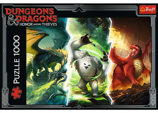 Пазл Trefl Легендарные монстры Подземелья и драконы 1000 эл. (10763) - фото 2