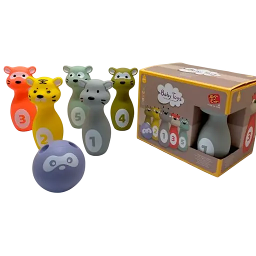 Набір для боулінгу, кеглі 5 шт., куля MR1430