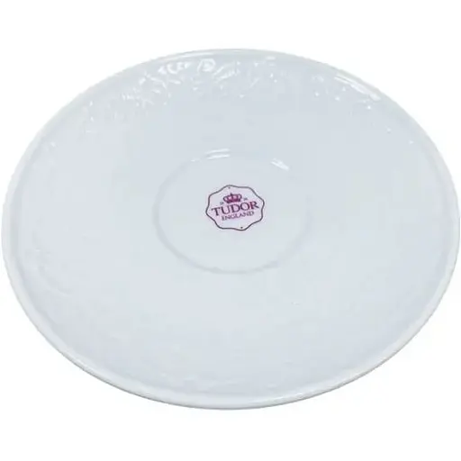 Блюдце Tudor Корона порцелянове 11.7 см до чашки кавової (TU3163)