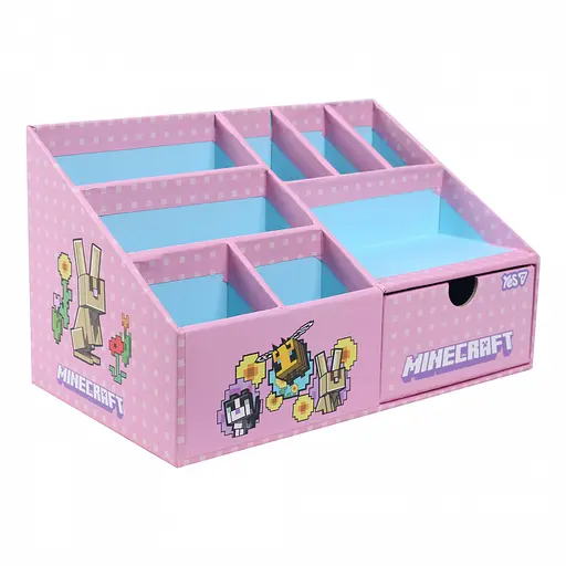 Органайзер Yes Minecraft.Spring настольный 8 отделений картон (708605) - фото 1
