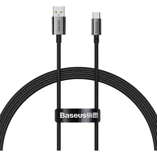 Кабель Baseus Superior Series Fast Charging USB-A to USB-C 100W 1.5m Black (P10320102114-01) [106126] - фото 1