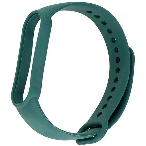 Ремешок Silicone Mi Band 5/6 Зеленый - фото 1