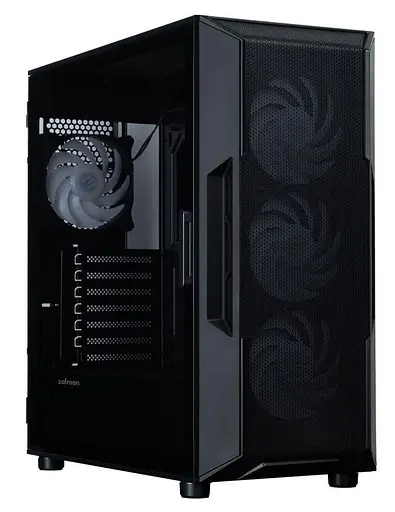 Корпус Zalman I3 Neo V2 Tempered Glass без БЖ Black (I3NEOV2BLACK) - фото 8