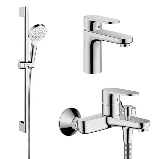Набор смесителей для ванны Hansgrohe Vernis Blend 71550111 Хром - фото 1